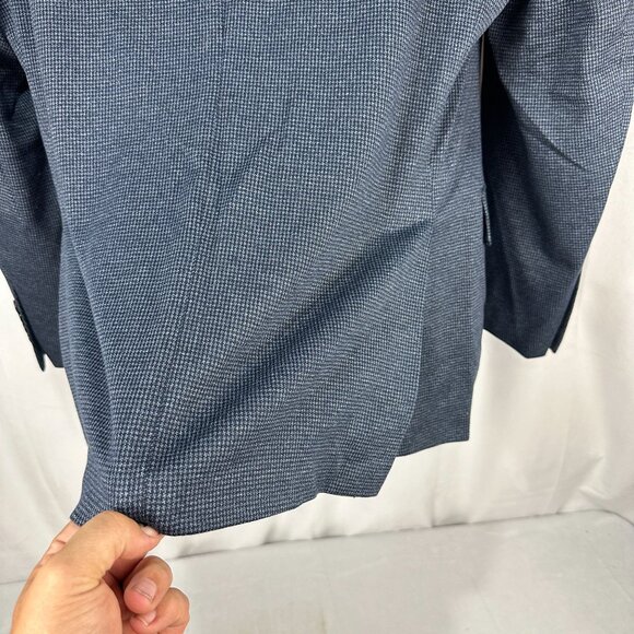 Polo Ralph Lauren Mens Gray Houndstooth Wool-Blend Blazer 46R - Picture 3 of 6